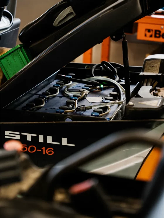Batterie eines Elektrostaplers von Still