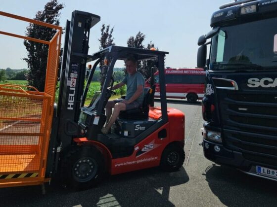 Übergabe Stapler – Freiwillige Feuerwehr Mettersdorf (Stainz)