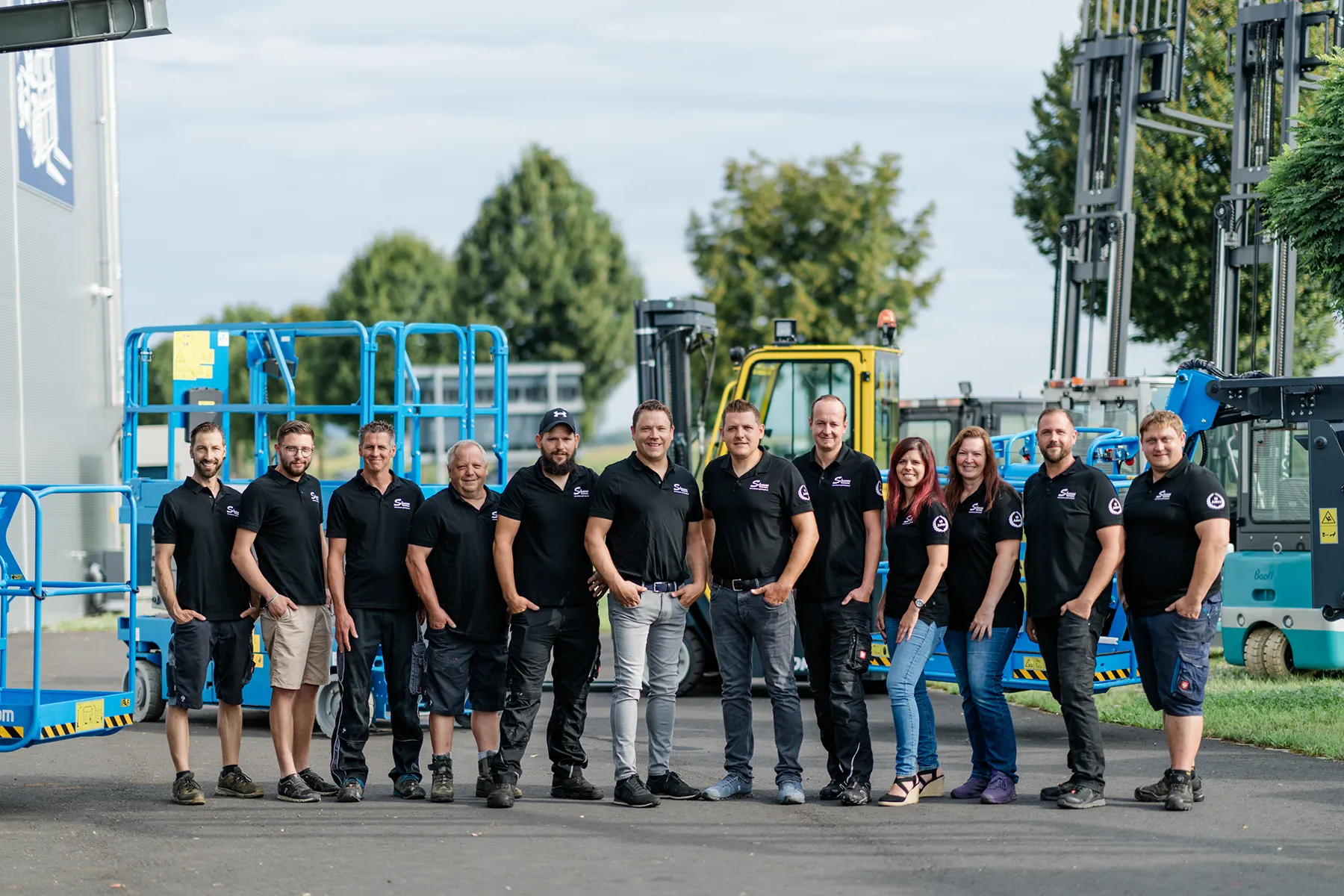 Das Team von Schauer Gabelstapler